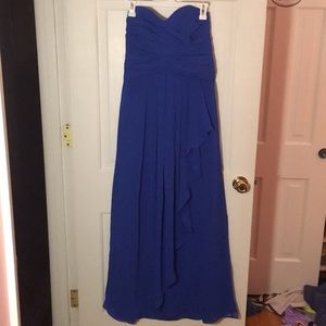 Royal blue dress
